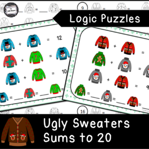 ugly sweaters sums to 20 product cover