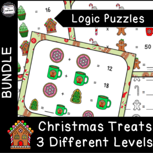 christmas treats logic puzzle cover