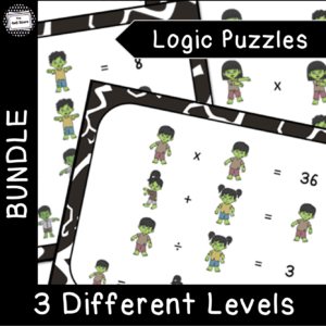zombies bundle math puzzles