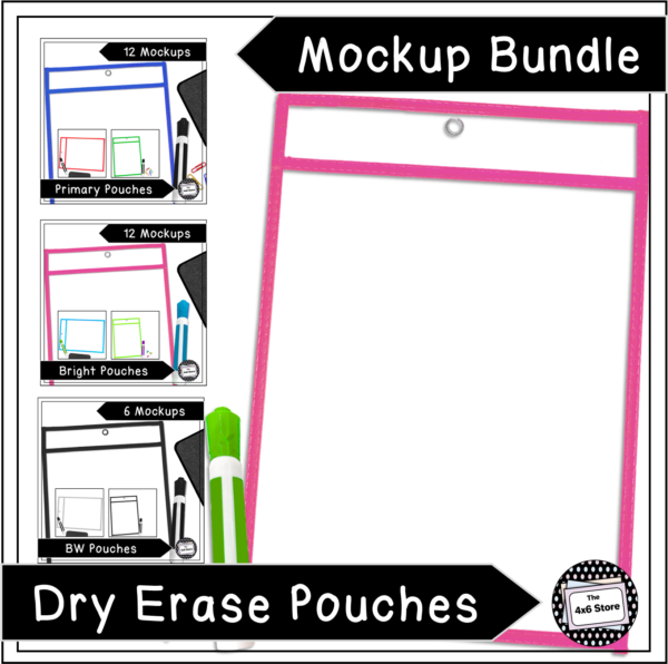 dry erase mockup bundle