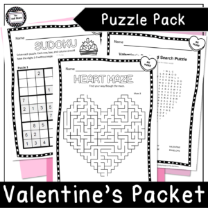 Valentine's Day Puzzle Packet